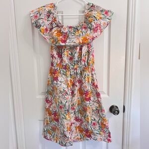 Rinascimento Made in Italy (M) Multicolour Floral Off Shoulder Travel Mini Dress